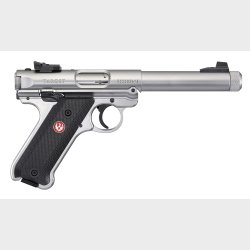 Ruger Mark IV Target w/threaded barrel, .22LR, 5,5", stainless