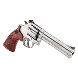 Smith &amp; Wesson Model 686 PLUS Deluxe Magnum� 6" S/S Satin, 7-skud .38 Spl +P/.357 Mag, DA/SA