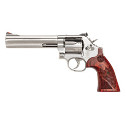 Smith &amp; Wesson Model 686 PLUS Deluxe Magnum� 6" S/S Satin, 7-skud .38 Spl +P/.357 Mag, DA/SA