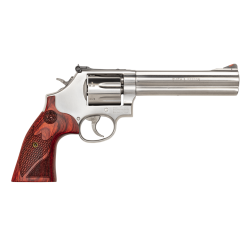 Smith &amp; Wesson Model 686 PLUS Deluxe Magnum� 6" S/S Satin, 7-skud .38 Spl +P/.357 Mag, DA/SA