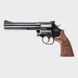 Smith &amp; Wesson Classics Model 586 Magnum� 6" Blu/Blk, 6-skud .38 Spl +P/.357 Mag, DA/SA