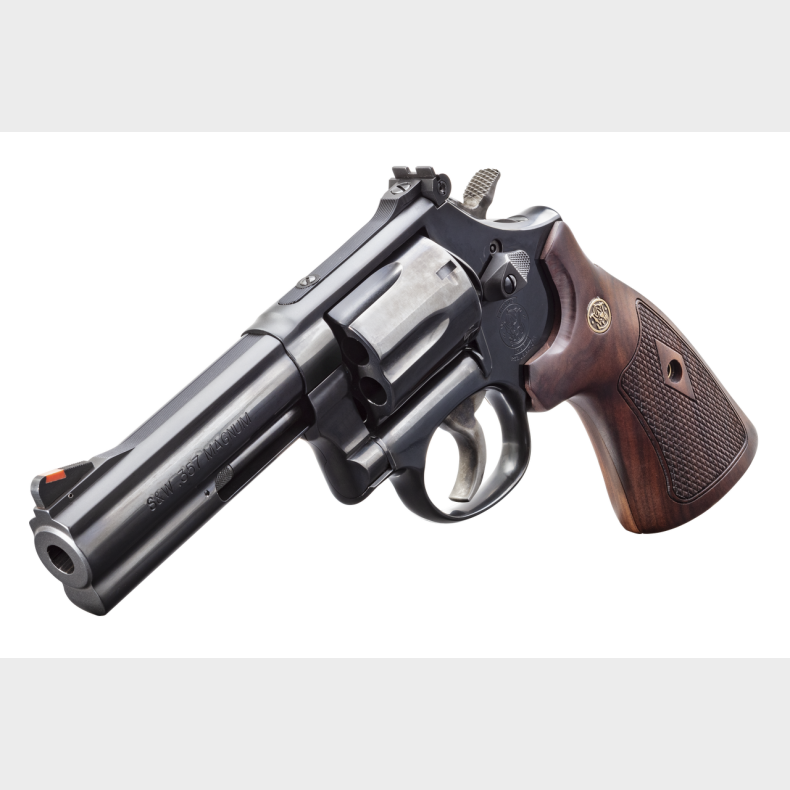Smith &amp; Wesson Classics Model 586 Magnum� 4" Blu/Blk, 6-skud .38 Spl +P/.357 Mag, DA/SA