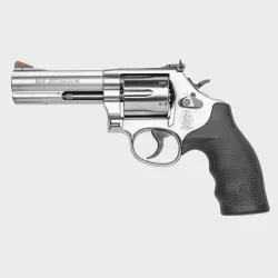 Smith &amp; Wesson Model 686 Distinguished Combat Magnum� 4" S/S Satin, 6-skud .38 Spl +P/.357 Mag, DA/SA
