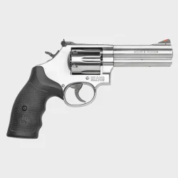 Smith &amp; Wesson Model 686 Distinguished Combat Magnum� 4" S/S Satin, 6-skud .38 Spl +P/.357 Mag, DA/SA