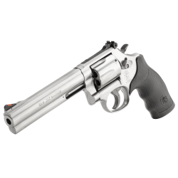 Smith &amp; Wesson Model 686 Distinguished Combat Magnum� 6" S/S Satin, 6-skud .38 Spl +P/.357 Mag, DA/SA