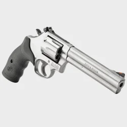 Smith &amp; Wesson Model 686 Distinguished Combat Magnum� 6" S/S Satin, 6-skud .38 Spl +P/.357 Mag, DA/SA
