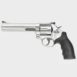 Smith &amp; Wesson Model 686 Distinguished Combat Magnum� 6" S/S Satin, 6-skud .38 Spl +P/.357 Mag, DA/SA