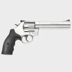 Smith &amp; Wesson Model 686 Distinguished Combat Magnum� 6" S/S Satin, 6-skud .38 Spl +P/.357 Mag, DA/SA