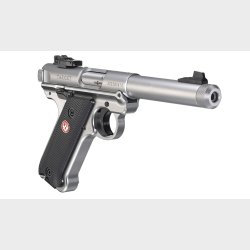 Ruger Mark IV Target w/threaded barrel, .22LR, 5,5", stainless