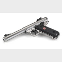 Ruger Mark IV Target w/threaded barrel, .22LR, 5,5", stainless