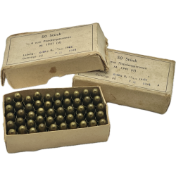9 mm Pistolenpatronen, 50 stck